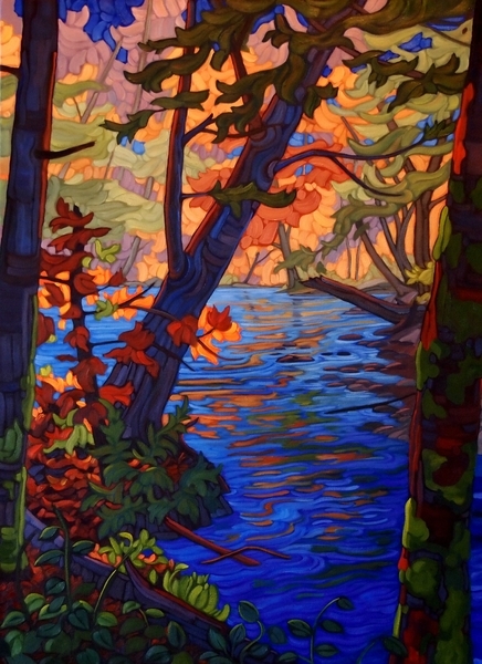 Where Old Friends Meet  22x30 o/c  SOLD